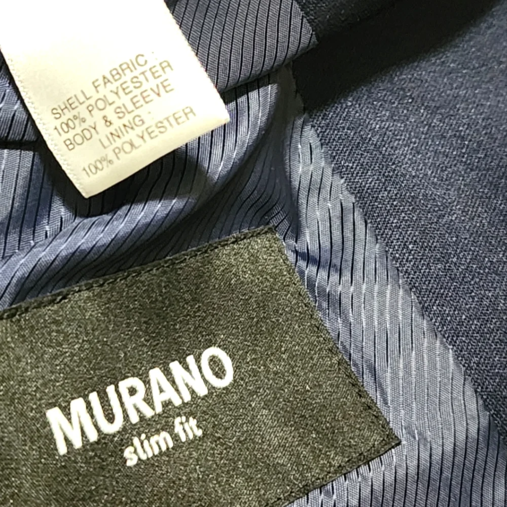 Murano Men's Navy Blue Coat - Picture 5 of 8